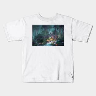 Raven Shrine Kids T-Shirt